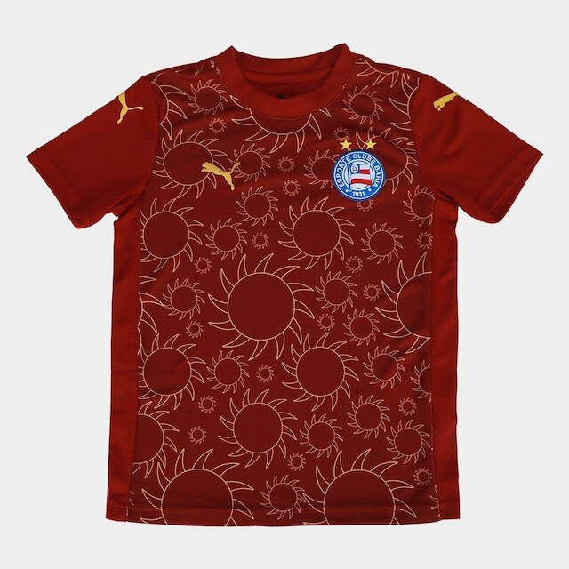 Camisa Infantil Bahia III 25/26 s/n Torcedor Puma